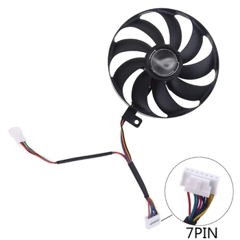 Yedek soğutucu fan T129215SU 12V 0.5 A 88mm-ASUS RX5700 RX5700 XT RTX2080TI 8GB ROG STRIX OC Grafik Kartı Soğutma Fanı Görüntü 2