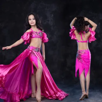 Yeni Lüks Oryantal dans kostümü Setleri yüksek kalite Seksi Oryantal Dans Elbise Giyim Sahne Performansı Giyim Çocuklar boyutu Görüntü 2