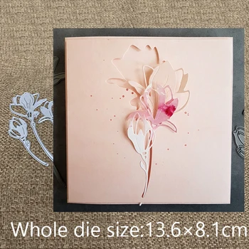 Yeni Tasarım Zanaat Metal Kesme Kalıp kesim die 3 adet çiçek dekorasyonu scrapbooking Albümü Kağıt Kartı Zanaat Kabartma Kalıp Kesim