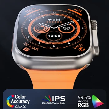 YENİ akıllı saat T800 Ultra Serisi 8 NFC Smartwatch Kablosuz Şarj Bluetooth Çağrı Erkekler Kadınlar Spor Bilezik HD Ekran Görüntü 2