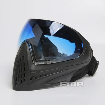 YENİ F1 Tam Yüz Maskesi Tek Katmanlı Paintball Güvenlik Koruyucu Maske anti-sis Gözlüğü Maskesi Açık Taktik Airsoft Ekipmanları