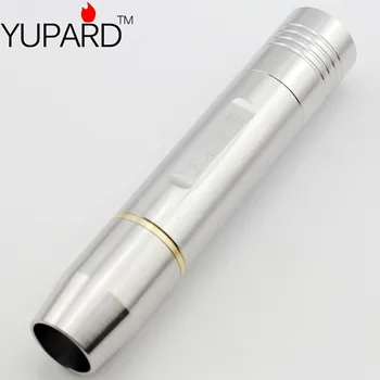 YUPARD Q5 LED yeşim parlama paslanmaz çelik el feneri yeşim şarj edilebilir pil AA / 14500 500Lms 3 modları açık kamp spor Görüntü 2