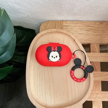 Çizgi film Disney Kulaklık Olgu/W11 Silikon Bluetooth Kulaklık Şarj Kutusu Koruyucu Kabuk Kanca İle W31 Lite OPPO ENCO idare  Görüntü 2