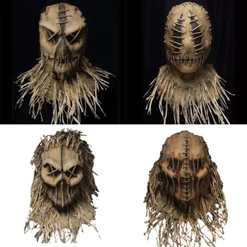 Çuval Çuval Maskesi Başlık Cadılar Bayramı Paskalya Tiyatro Figürü Oyun Korkuluk Başlık Cadılar Bayramı Maskesi Korkunç Maske Cosplay