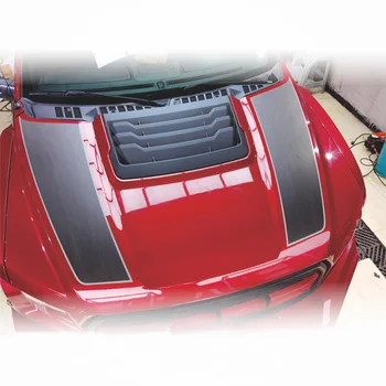 Ön Kafa Motor Kaputu Parçaları Çizgili Çıkartmaları Grafik Sticker Vinil Wrap Ford F150 F-150 Raptor 2015 2016 2017 2018 2019