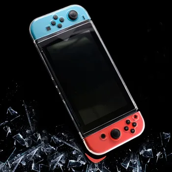 Şeffaf TPU Yumuşak Kılıf Joycon Koruyucu Kabuk Kapak Nintendo Anahtarı NS Konsolu için Joy-con Crystal Clear Arka Koruyucu Görüntü 2